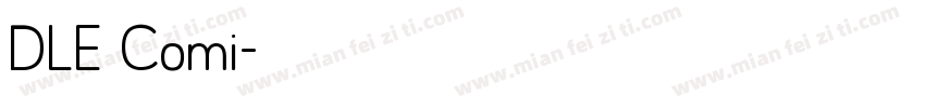 DLE Comi字体转换
